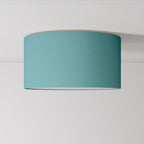 Deckenleuchte aus Stoff Medium – Made in Italy – Teletta Verde Dubbio
