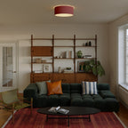 Textil-Deckenleuchte Medium Slim – Made in Italy – Arenal Bordeaux – Ansicht 2