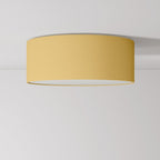 Deckenleuchte aus Stoff Medium Slim - Made in Italy - Arenal Gold