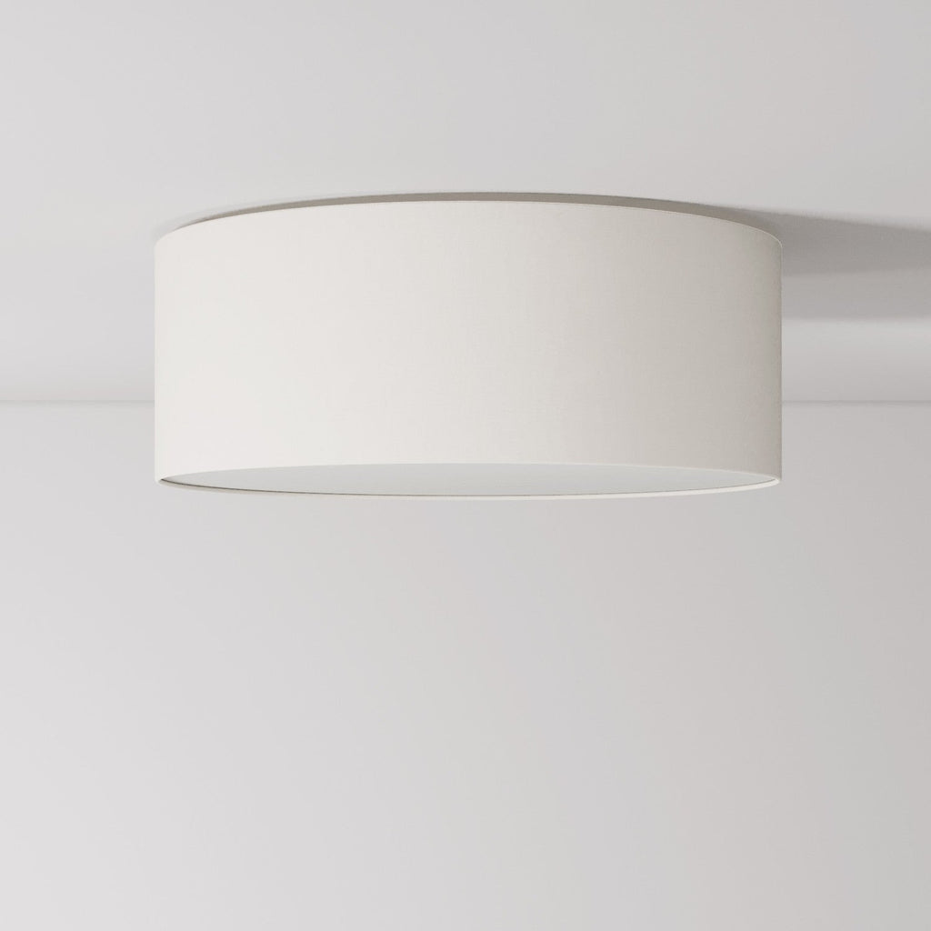 Deckenleuchte aus Stoff Medium Slim – Made in Italy – Arenal Sabbia