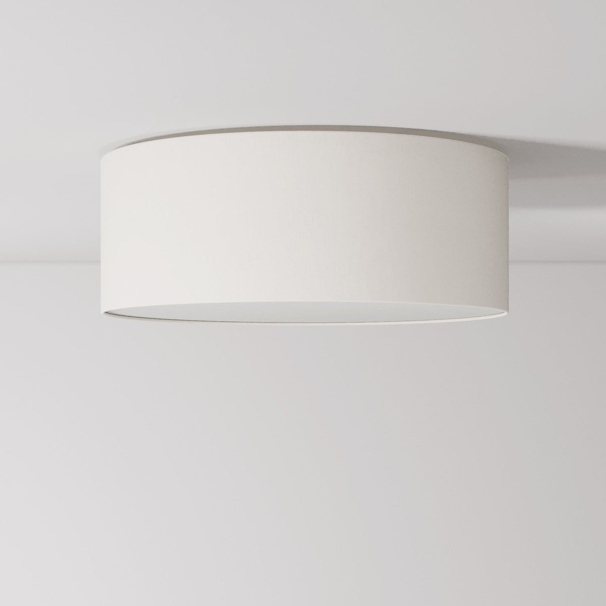 Deckenleuchte aus Stoff Medium Slim – Made in Italy – Arenal Sabbia