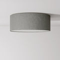 Textil-Deckenleuchte Medium Slim - Made in Italy - Camelot Grau