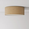 Deckenleuchte aus Stoff Medium Slim - Made in Italy - Naturjutestoff
