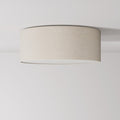 Deckenleuchte aus Stoff Medium Slim – Made in Italy – Wolle Sand