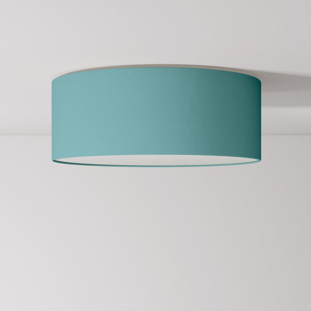 Deckenleuchte aus Stoff Medium Slim - Made in Italy - Teletta Dubios-Grün
