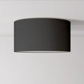 Deckenleuchte aus Stoff Medium Leinen Anthrazit - Made in Italy