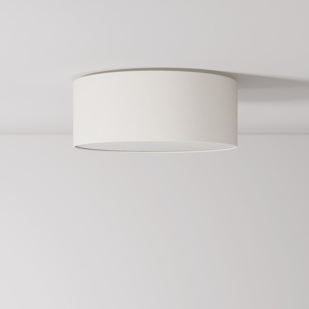 Deckenleuchte aus Stoff Small Arenal sand – Made in Italy