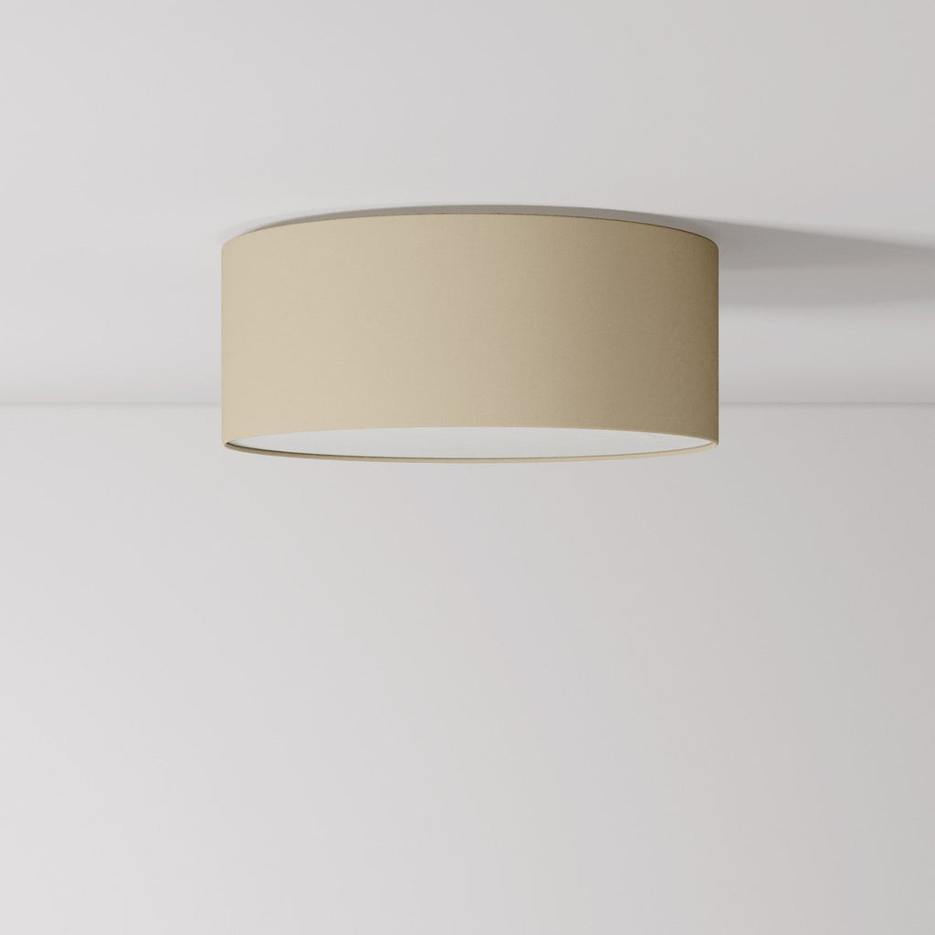 Deckenleuchte aus Stoff Small Arenal Taupe – Made in Italy