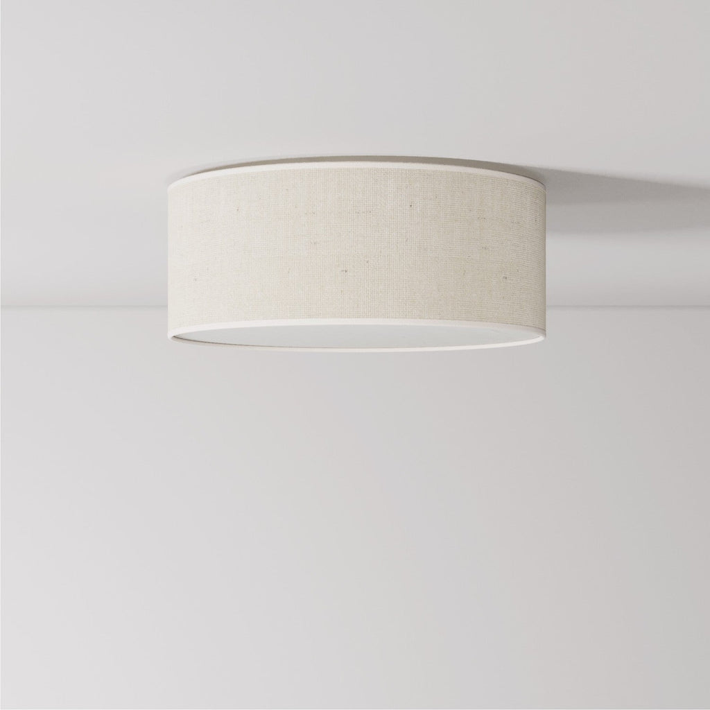 Deckenleuchte aus Stoff Small Helles Jutegarn - Made in Italy