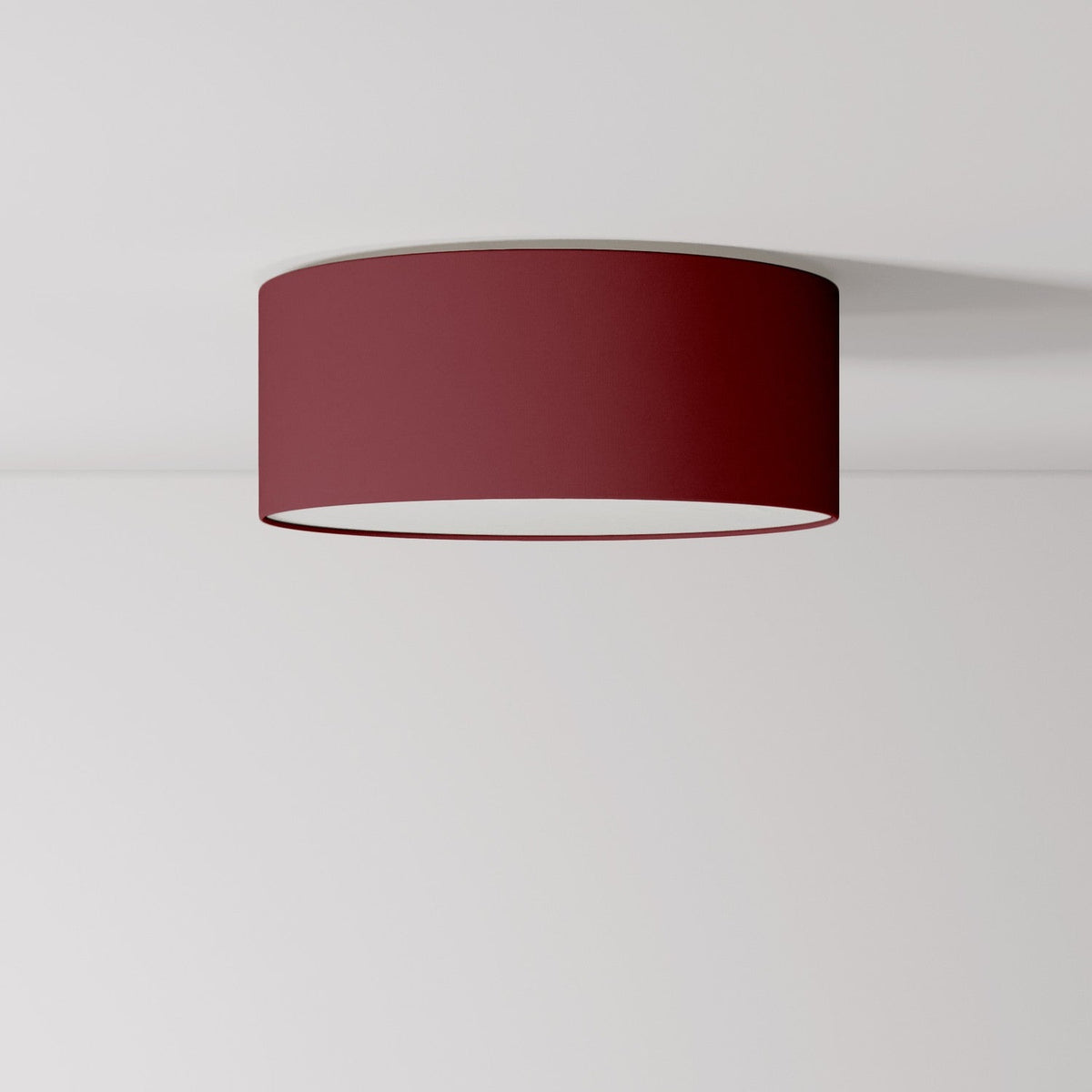 Deckenleuchte aus Stoff Small – Made in Italy – Arenal Bordeaux