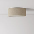 Deckenleuchte aus Stoff Small – Made in Italy – Beige Wolle