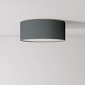 Deckenleuchte aus Stoff Small – Made in Italy – Dunkelgrauer Stoff