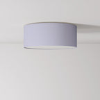 Deckenleuchte Small aus Stoff - Made in Italy - Lila Tuch