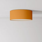 Deckenleuchte aus Stoff Small – Made in Italy – Teletta Mandarine