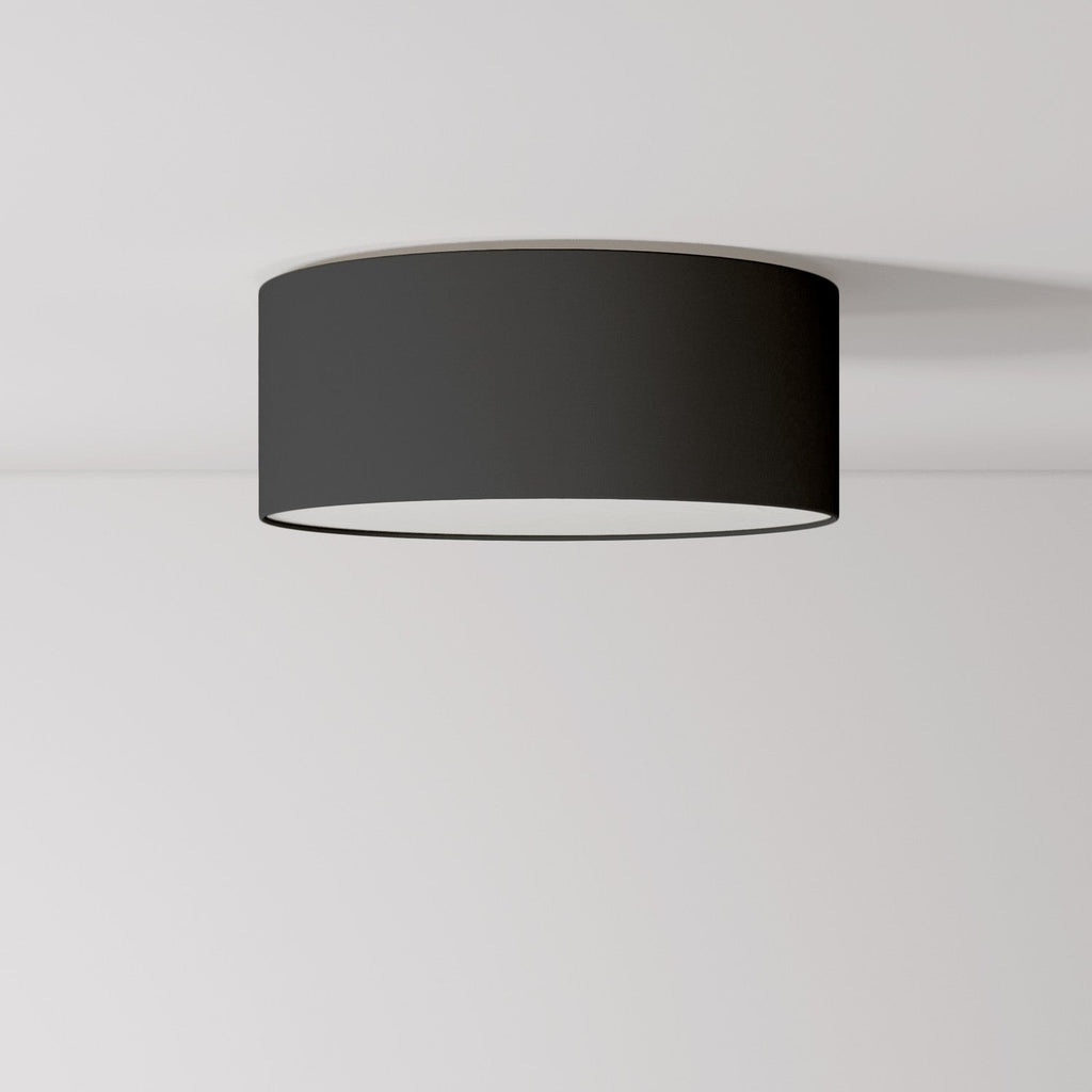 Deckenleuchte aus Stoff Small Teletta Anthrazit – Made in Italy