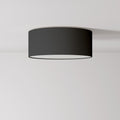 Deckenleuchte aus Stoff Small Teletta Anthrazit – Made in Italy