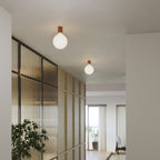 E27 Lampenfassung aus Metall für Wand oder Decke – Satin-Kupfer – Ansicht 3