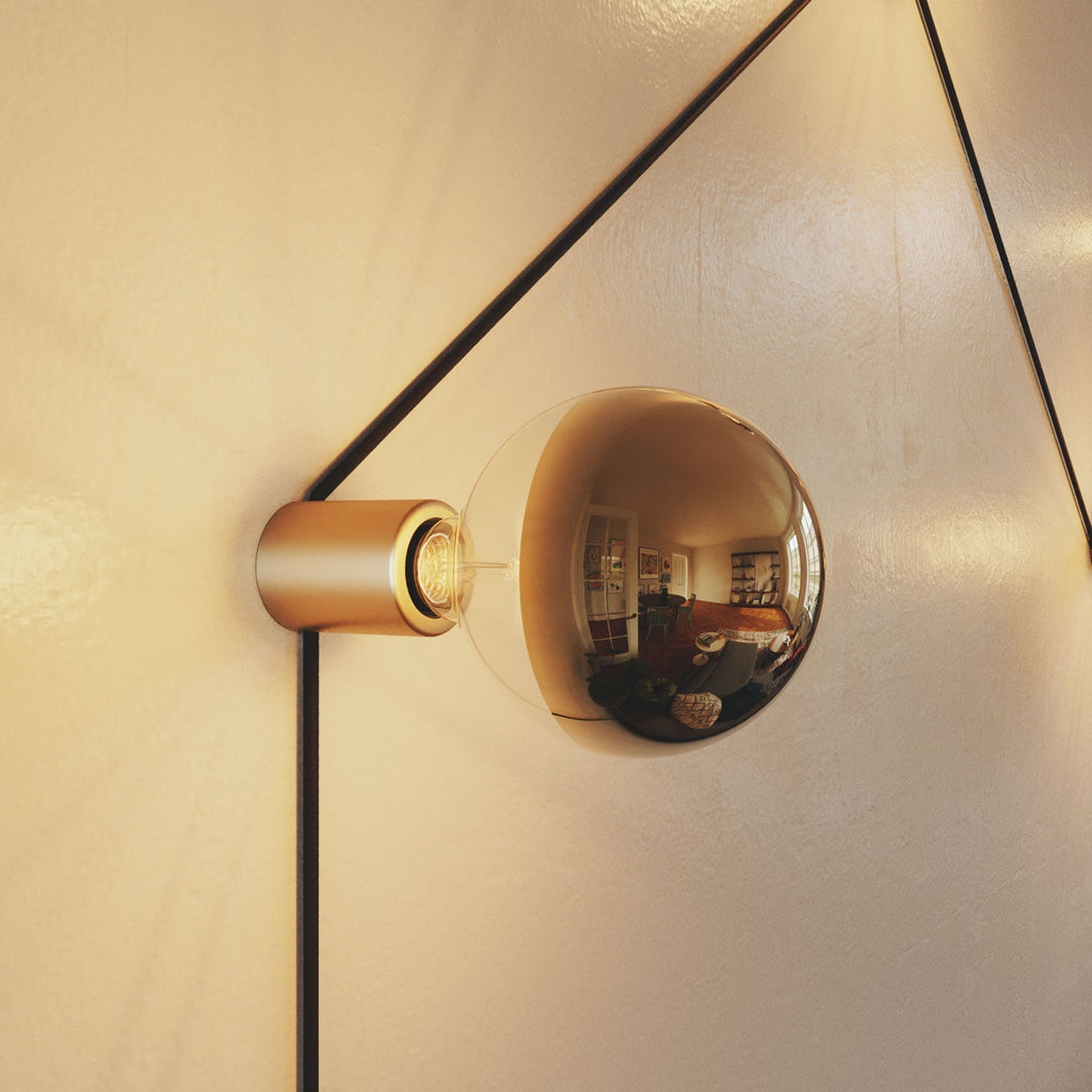 Spostaluce E27 Lampenfassung aus Metall für Wand oder Decke – Mattbronze – Ansicht 4