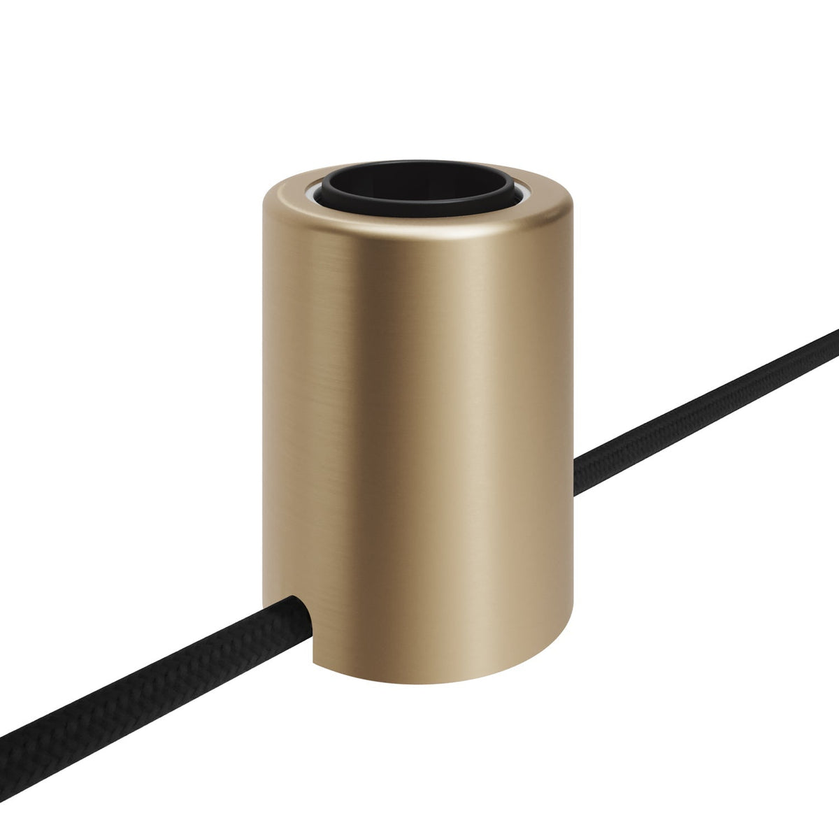 Spostaluce E27 Lampenfassung aus Metall für Wand oder Decke – Mattbronze