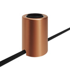 Wand- oder Deckenfassung E27 Spostaluce aus Metall – Satin-Kupfer