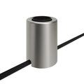E27 Spostaluce Lampenfassung aus Metall für Wand oder Decke - Satin-Titan
