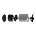 Lampenfassungen esse14 für Wand oder Decke mit S14d-Fassung – Wasserdicht IP44 – Weiß – Ansicht 2