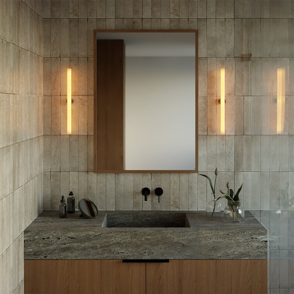 Lampenfassungen esse14 für Wand oder Decke mit S14d-Fassung - Wasserdicht IP44 - Effekt Brauner Marmor – Ansicht 3