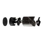 Lampenfassungen esse14 für Wand oder Decke mit S14d-Fassung - Wasserdicht IP44 - Effekt Brauner Marmor – Ansicht 2