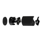 Lampenfassungen esse14 für Wand oder Decke mit S14d-Fassung - Wasserdicht IP44 - Schwarz – Ansicht 2