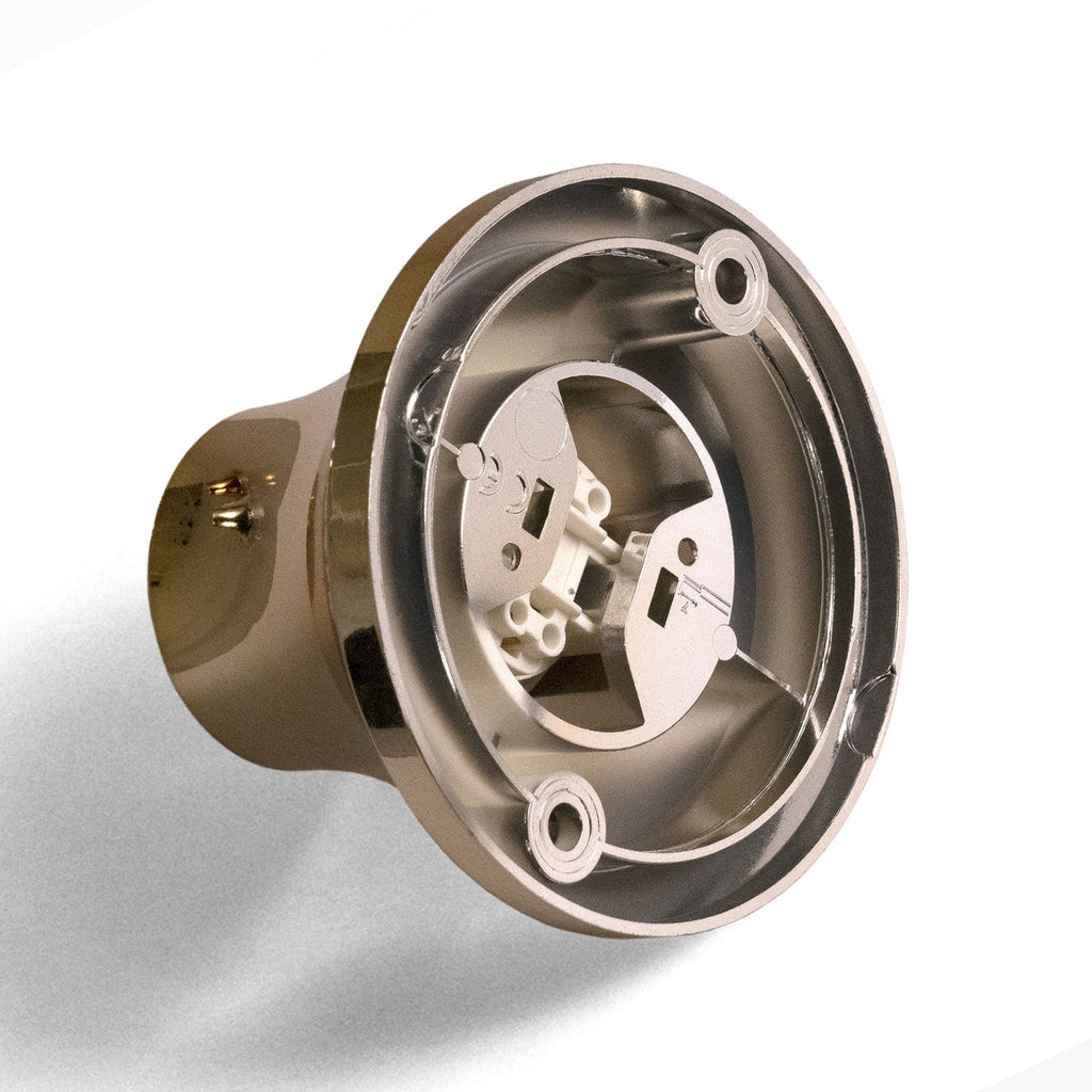 Metallisierter E27 Lampenhalter für Wand- oder Deckenmontage – Gold – Ansicht 2