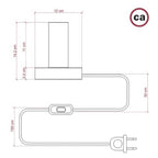 Posaluce – Tischlampe aus Holz Large – Neutral – Ansicht 4
