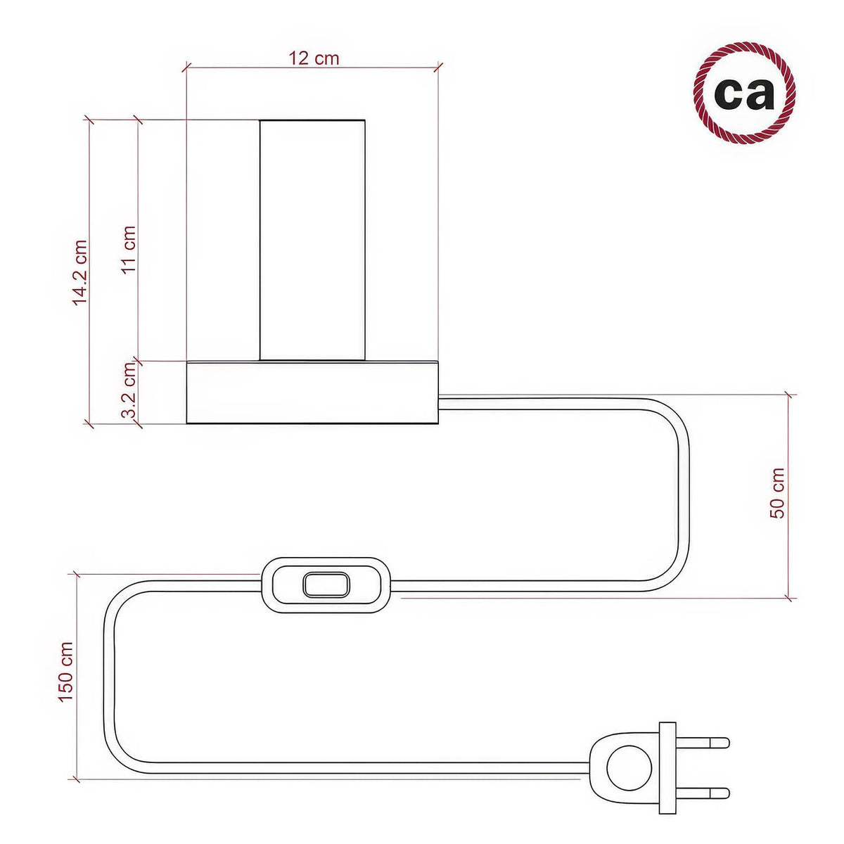 Posaluce – Tischlampe aus Holz Large – Neutral – Ansicht 4