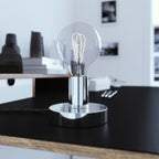Posaluce – Tischlampe aus Metall – Chrom – Ansicht 2
