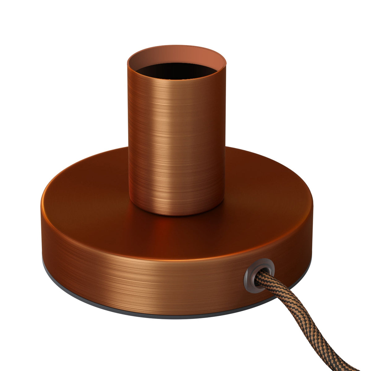 Posaluce – Tischlampe aus Metall – Satin-Kupfer