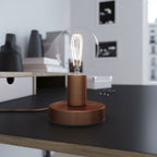 Posaluce – Tischlampe aus Metall – Satin-Kupfer – Ansicht 2