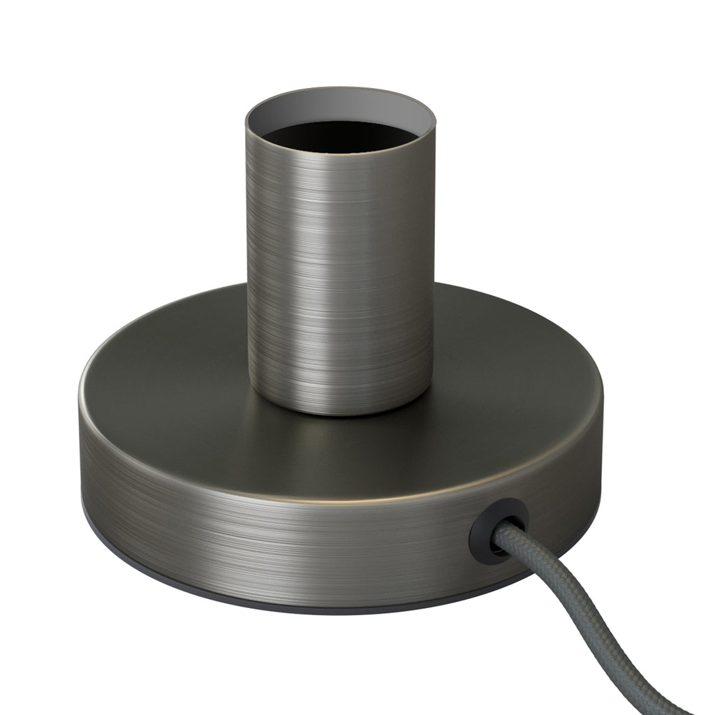 Posaluce - Tischleuchte aus Metall - Satin-Titan