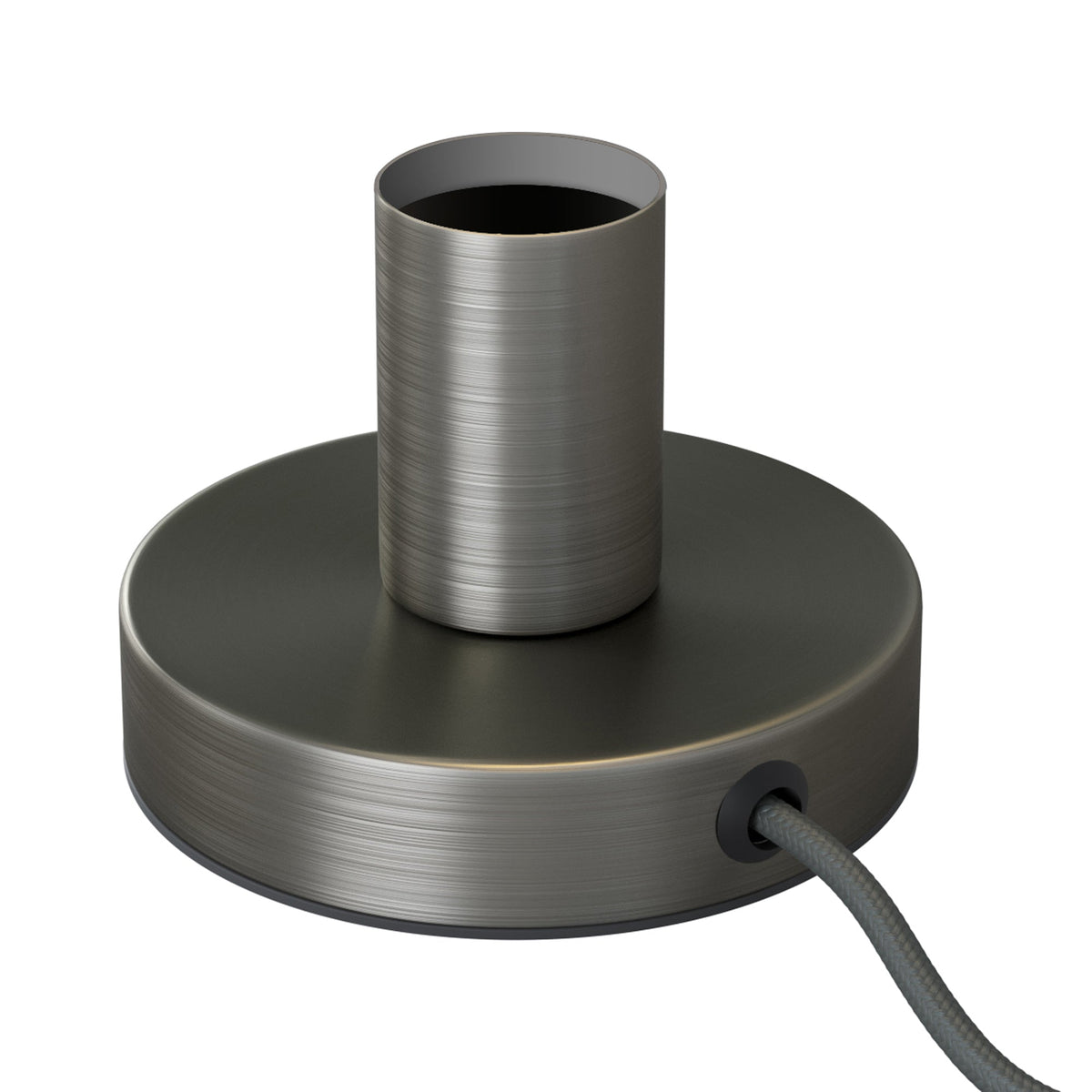 Posaluce - Tischleuchte aus Metall - Satin-Titan