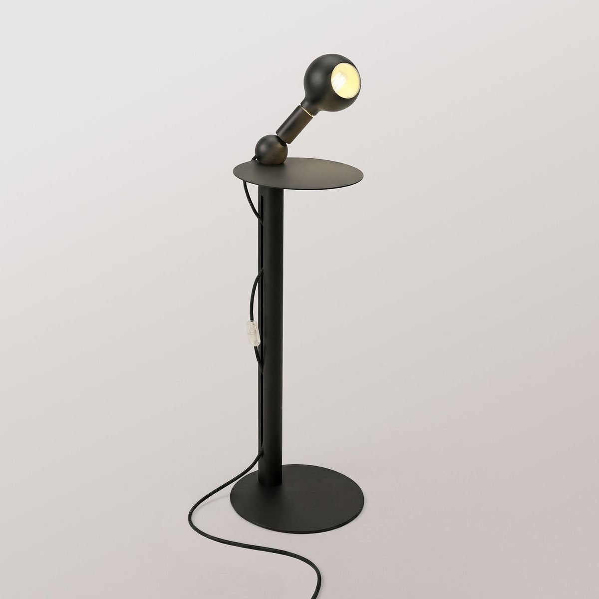 Rocco - Stehlampe mit Glühbirne Camo - Schwarz