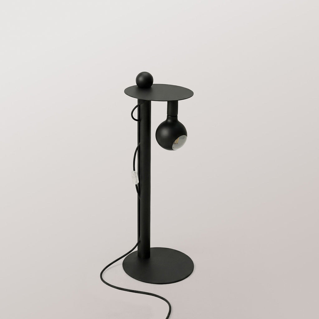 Rocco - Stehlampe mit Glühbirne Camo - Schwarz – Ansicht 6