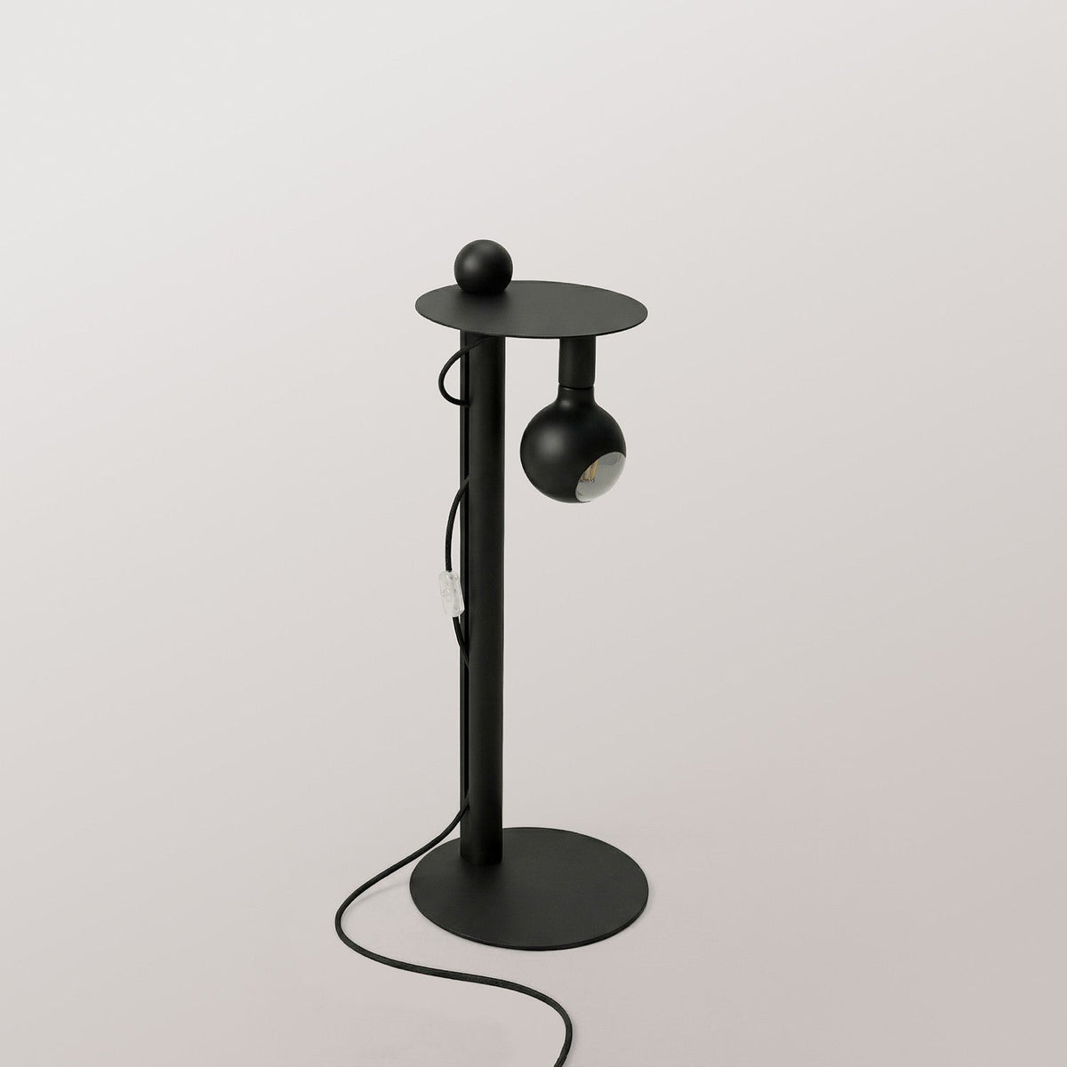 Rocco - Stehlampe mit Glühbirne Camo - Schwarz – Ansicht 6