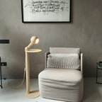Rocco - Stehlampe mit Glühbirne Camo - Creme – Ansicht 3