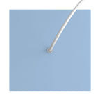 Rose-One Baldachin quadratisch, 200 mm mit 1 Loch und 4 seitlichen Löchern – Zuckerstangenblau – Ansicht 2