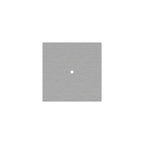 Quadratischer Rose-One-Baldachin, 200 mm mit 1 Loch und 4 seitlichen Bohrungen – Dibond Satin-Stahl – Ansicht 3