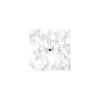 Lampenbaldachin Rose-One quadratisch, 200 mm mit 1 Loch und 4 seitlichen Löchern – Carrara-Marmor – Ansicht 3