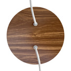 Rose-One Baldachin rund, Durchmesser 200 mm mit 2 Löchern und 4 seitlichen Löchern – Holz – Ansicht 2