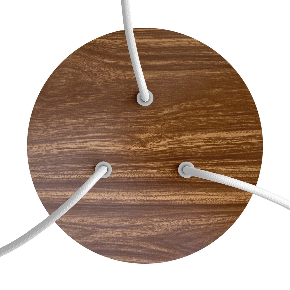Rose-One-Baldachin rund, Durchmesser 200 mm mit 3 Löchern und 4 seitlichen Löchern – Holz – Ansicht 2