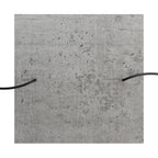XXL-Baldachin Rose-One quadratisch, 400 mm mit 2 Löchern und 4 seitlichen Löchern - Beton – Ansicht 2