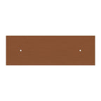 Rose-One XXL Rechteckiger Baldachin mit 2 Bohrungen und 6 seitlichen Bohrungen, Maße 675 x 225 mm – Dibond Satin-Kupfer – Ansicht 3