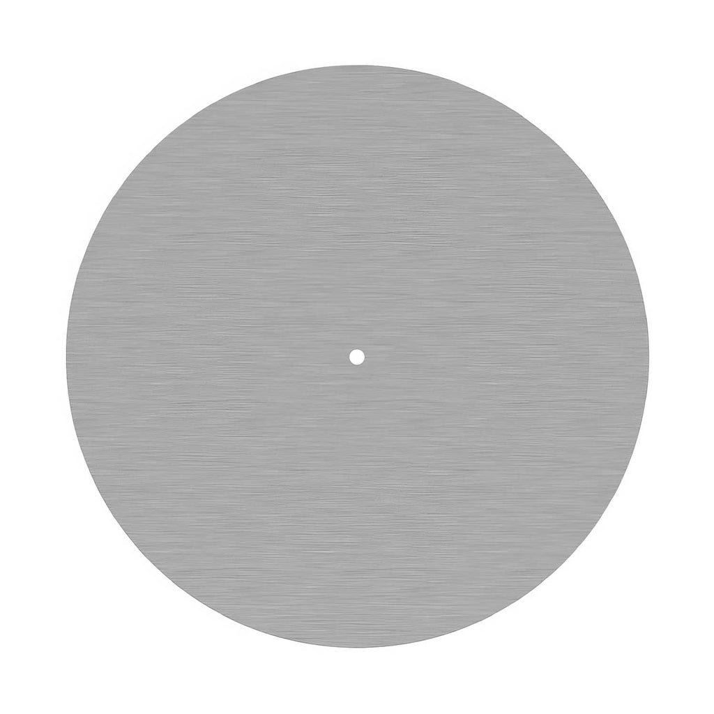 Lampenbaldachin XXL Rose-One rund, Durchmesser 400 mm mit 1 Loch und 4 seitlichen Löchern - Dibond satiniertem Stahl – Ansicht 3