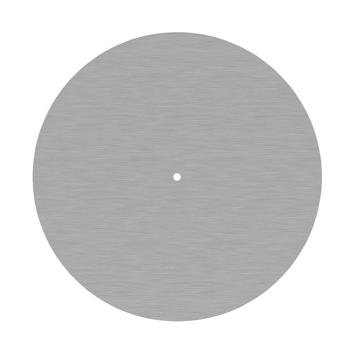Lampenbaldachin XXL Rose-One rund, Durchmesser 400 mm mit 1 Loch und 4 seitlichen Löchern - Dibond satiniertem Stahl – Ansicht 3